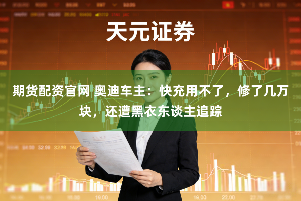 期货配资官网 奥迪车主:快充用不了,修了几万块,还遭黑衣东谈主追踪