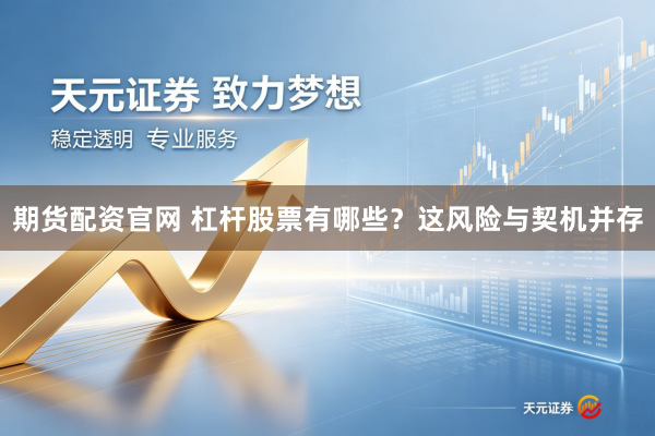 期货配资官网 杠杆股票有哪些？这风险与契机并存