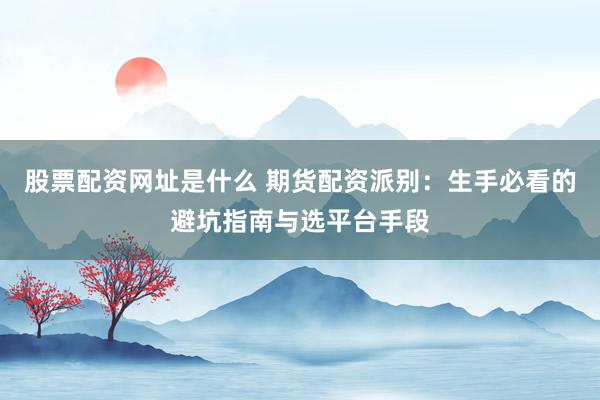 股票配资网址是什么 期货配资派别：生手必看的避坑指南与选平台手段